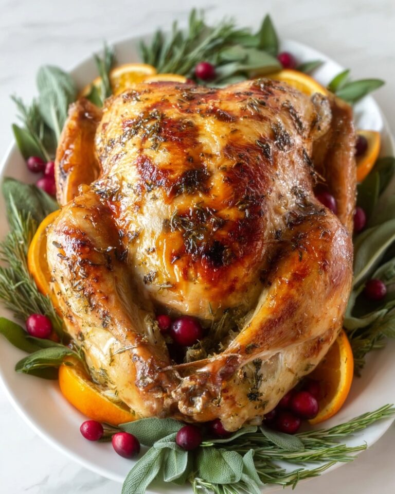 Perfect Roasted Herb-Infused Turkey Recipe
