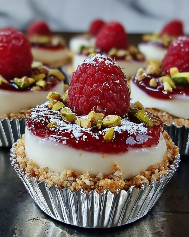 Pistachio Raspberry Tartlets Recipe