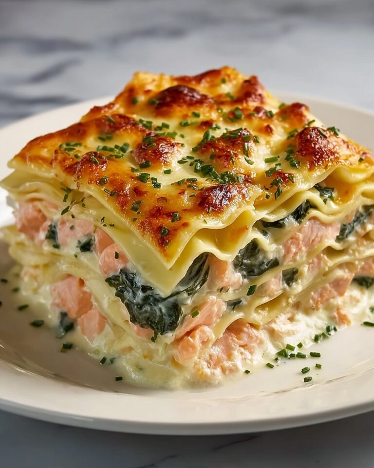 Salmon Spinach Lasagna Recipe
