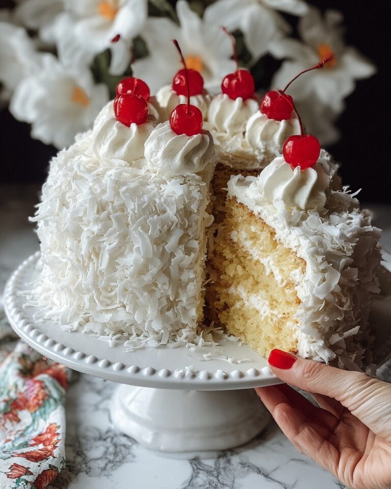 Old-Fashioned Snowball Cake Recipe