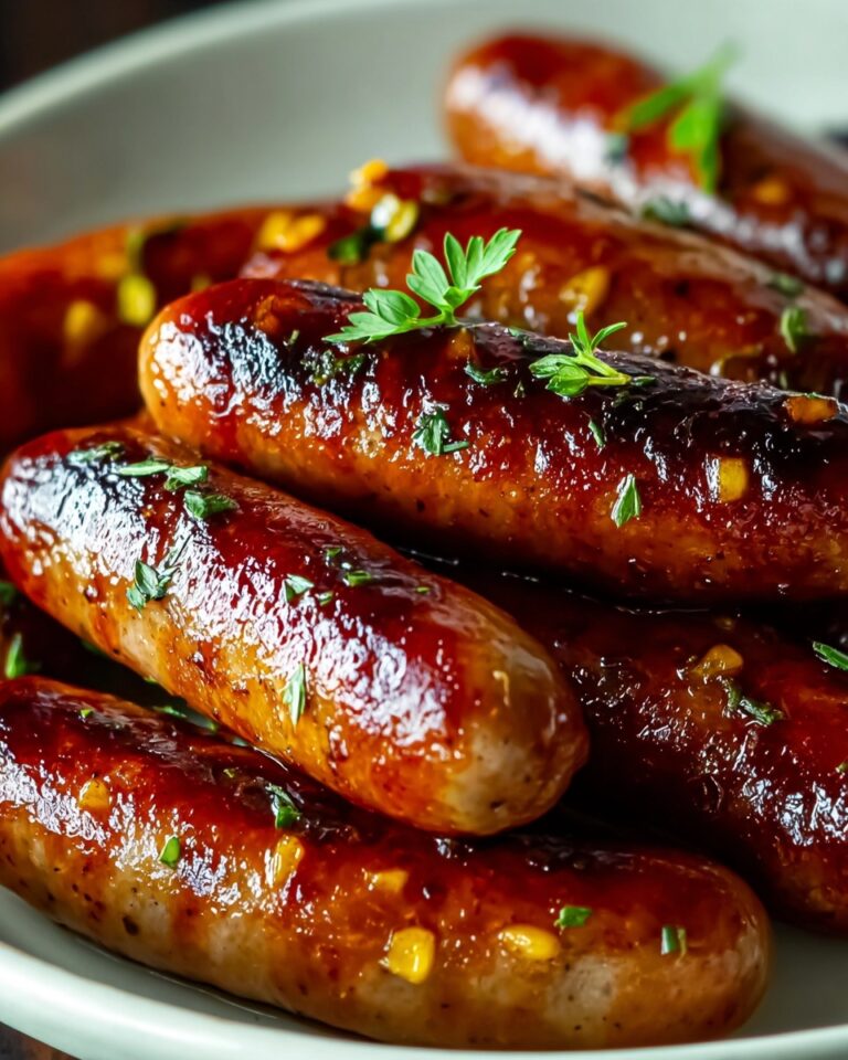 Sweet & Savory Honey Garlic Sausage Recipe