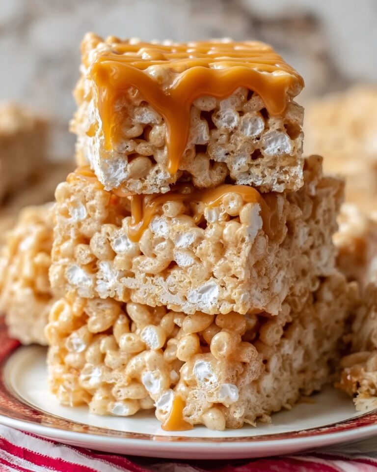 Brown Butter Dulce de Leche Krispie Bars Recipe