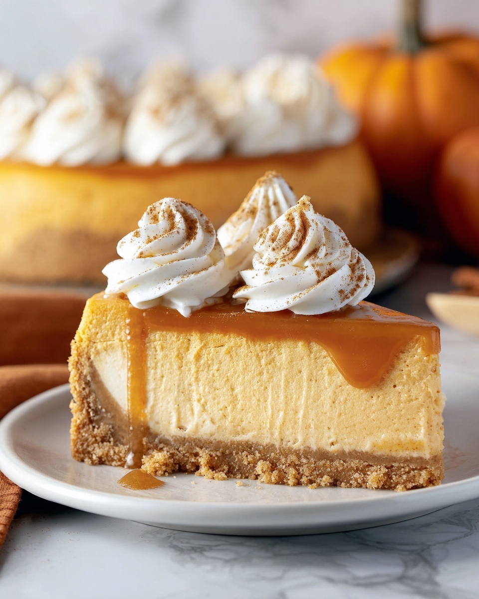 No-Bake Pumpkin Cheesecake Recipe - Recipe Image