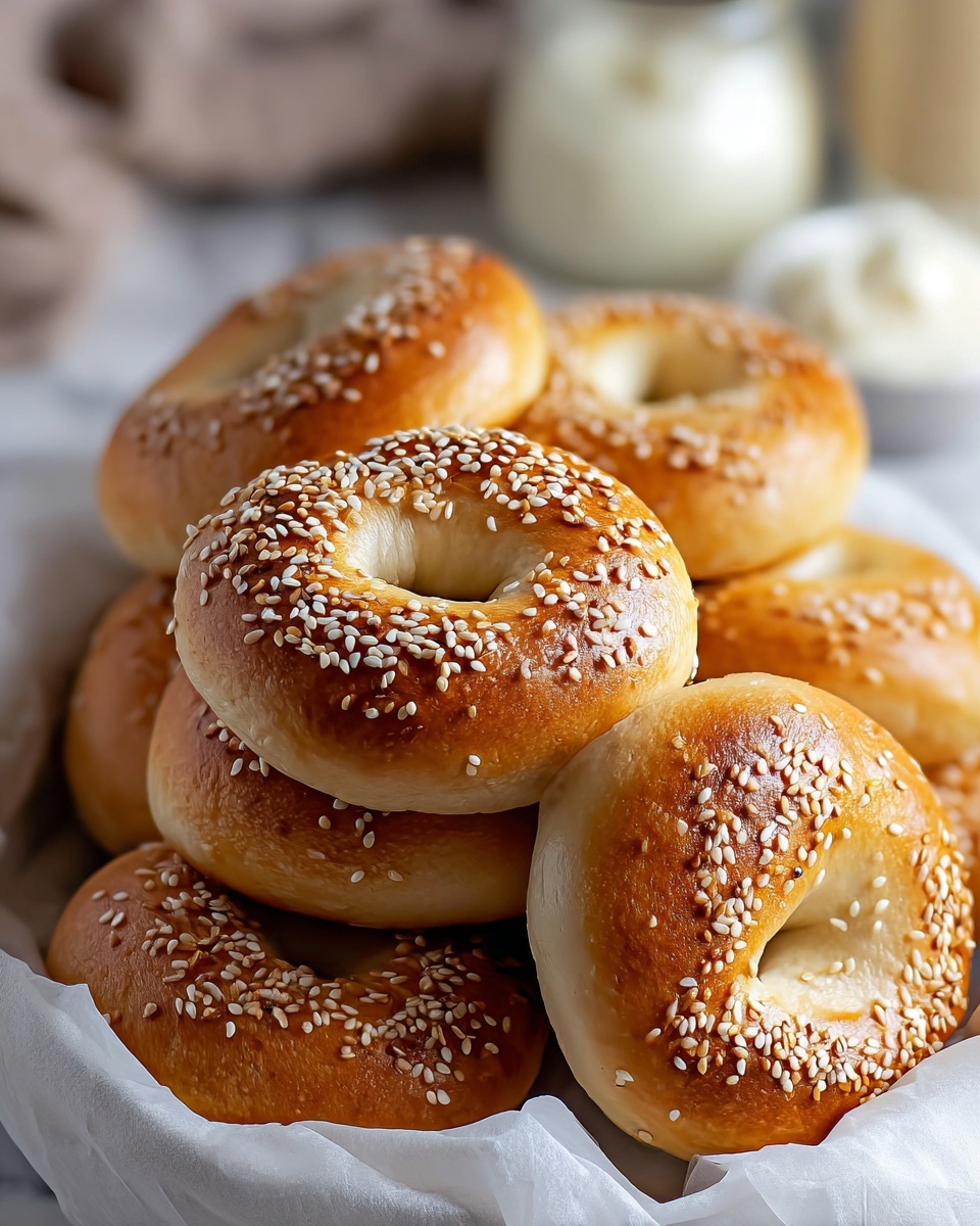 New York-Style Sourdough Discard Bagels Recipe - Recipe Image