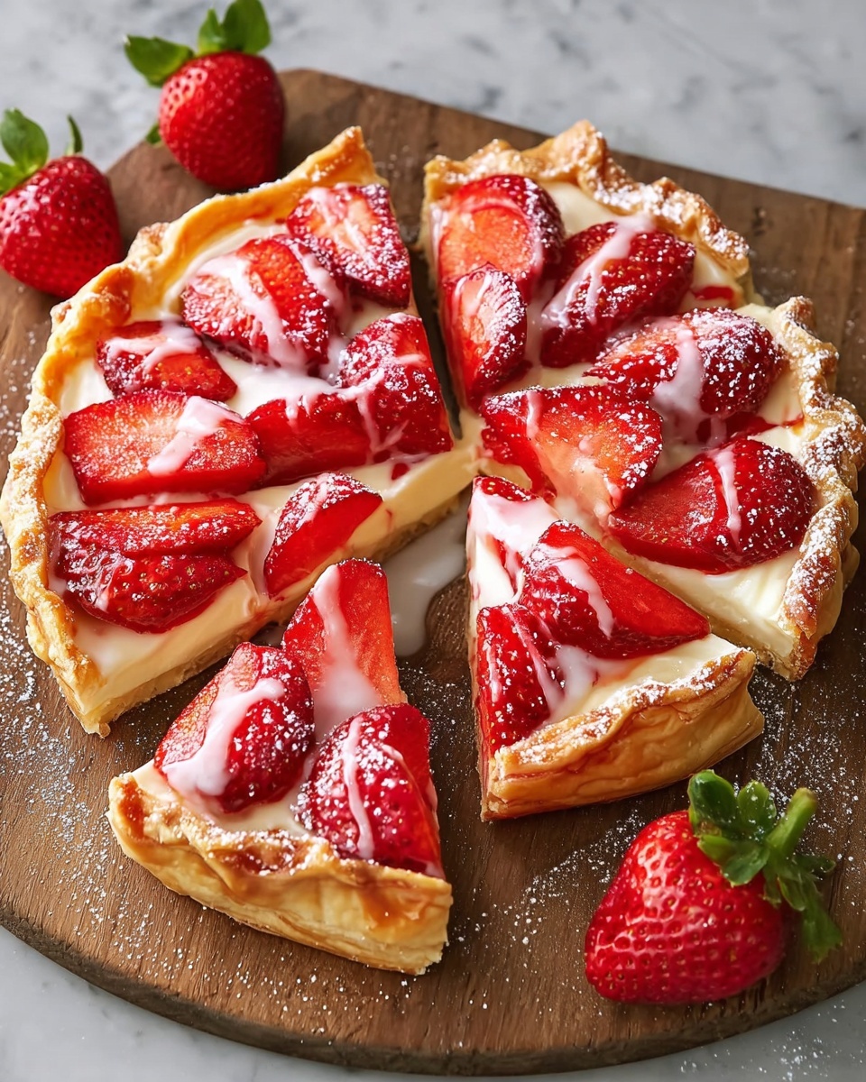 Strawberry Cream Cheese Danish Pastries Recipe - Recipe Image