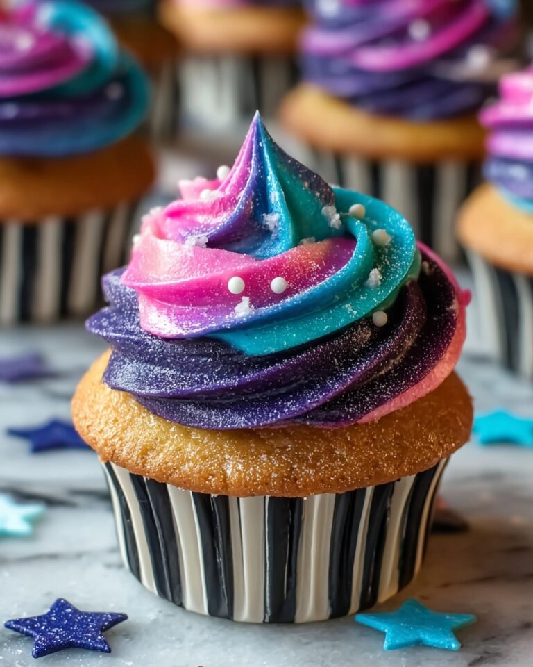 Milky Way Galaxy Cupcakes Recipe