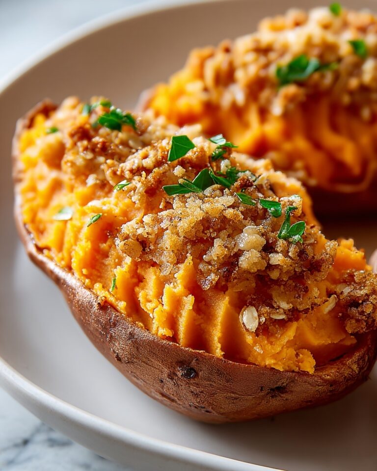 Sweet Potato Shepherd’s Pie with Lentils and Herb Mashed Topping Recipe