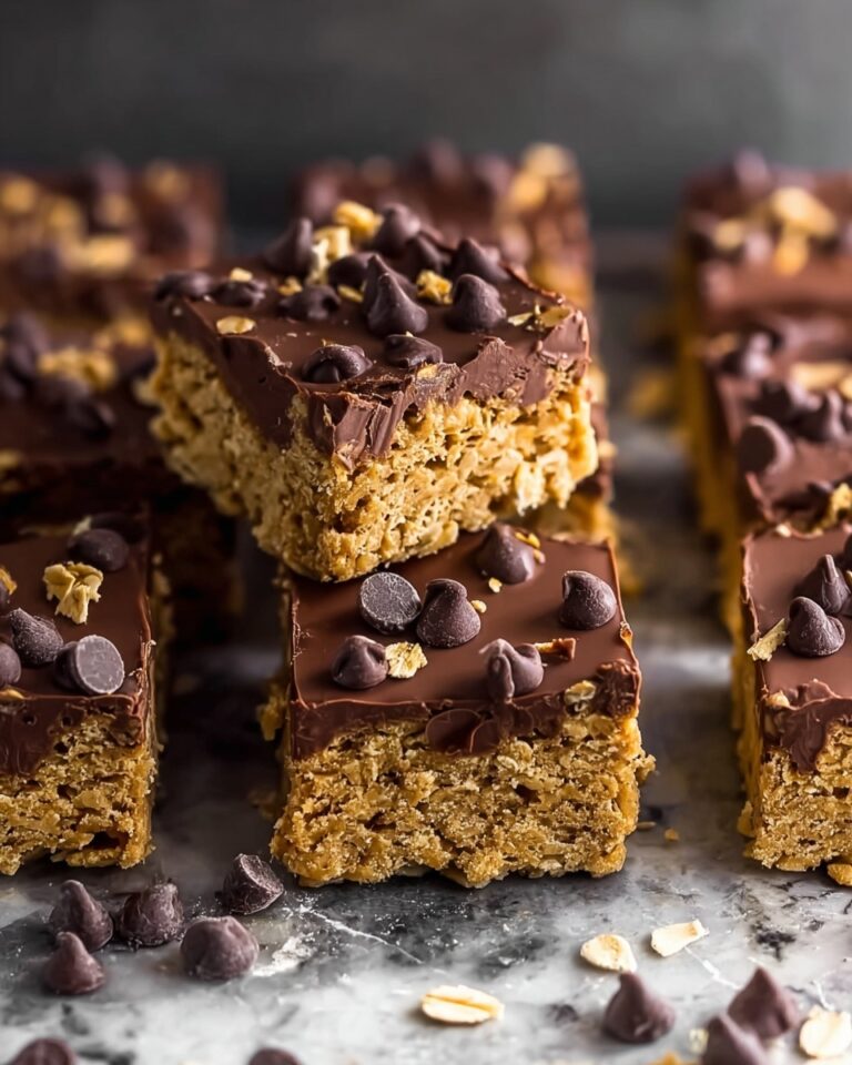 Peanut Butter Chocolate Oatmeal Bars Recipe