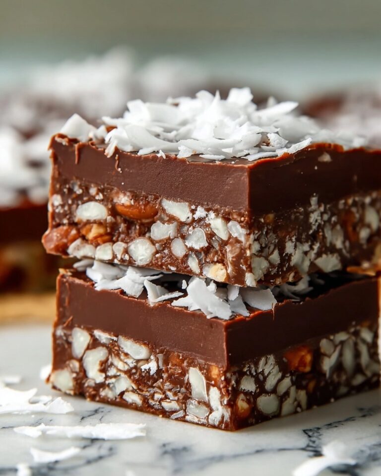 No-Bake Chocolate Coconut Slice Recipe