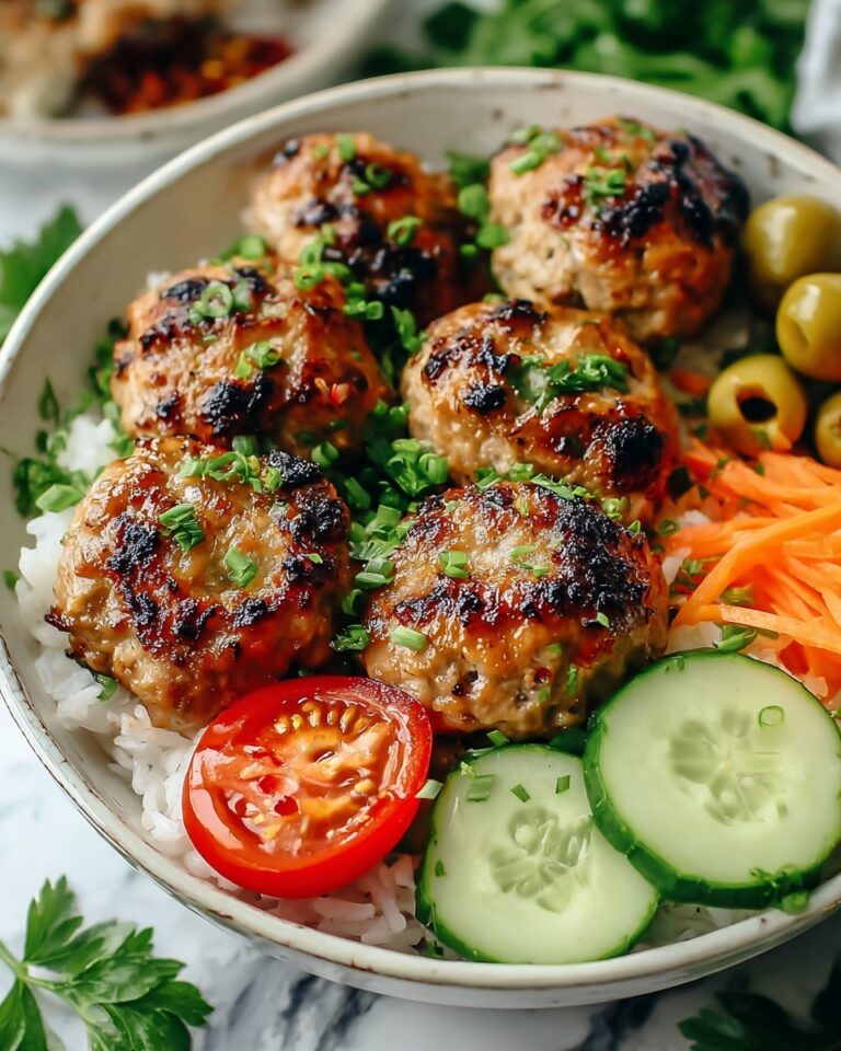 Mediterranean Chicken Meatballs Recipe