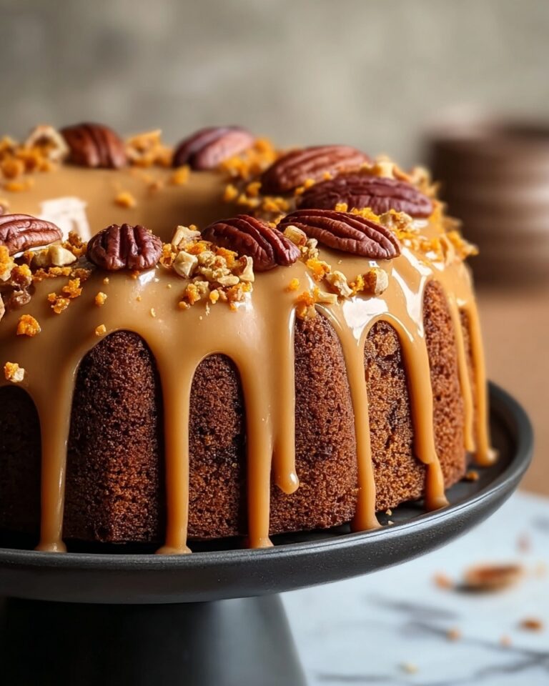 Sweet Potato Honeybun Cake with Pecans & Grated Sweet Potato Icing Recipe