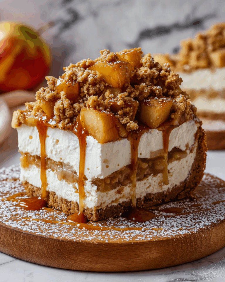 Salted Caramel Apple Pie Cheesecake Recipe