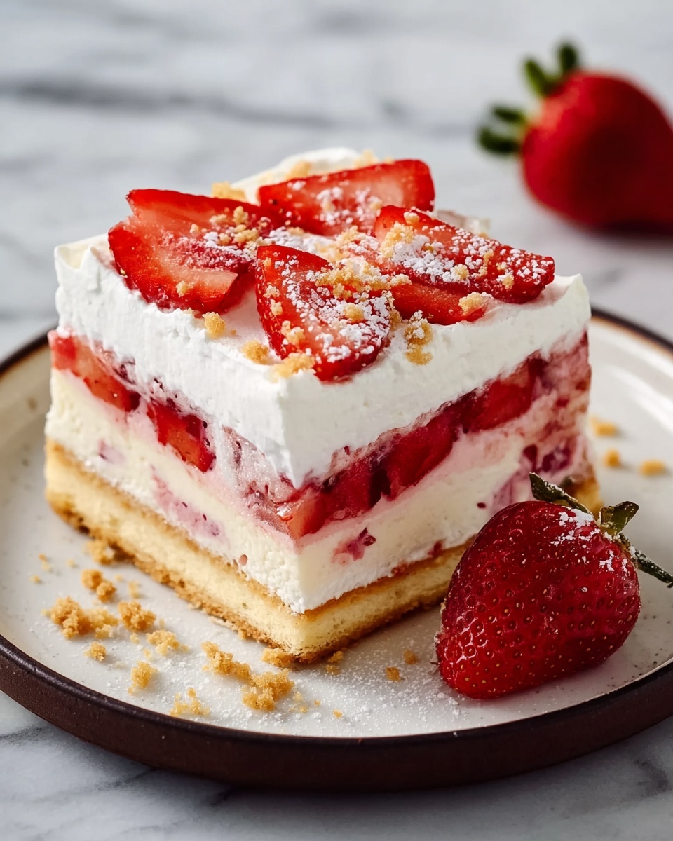 Strawberry Lasagna Recipe - Recipe Image