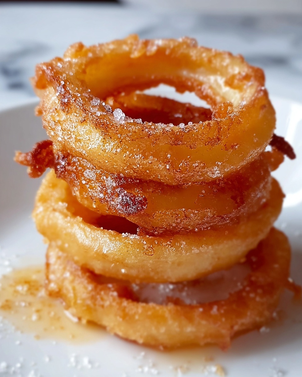 Fried Cinnamon Apple Rings Recipe - Recipe Image