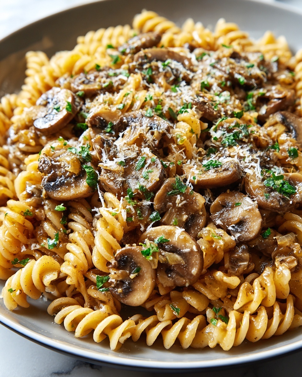 Brown Butter Mushroom Pasta Recipe - Recipe Image