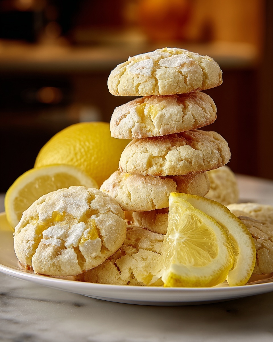 Lemon Pound Cake Cookies Recipe - Recipe Image