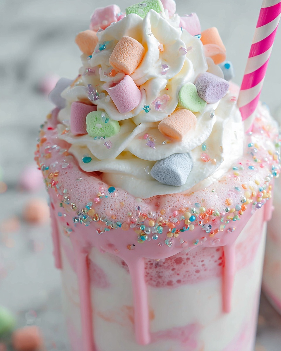 Unicorn Hot Chocolate Recipe - Recipe Image