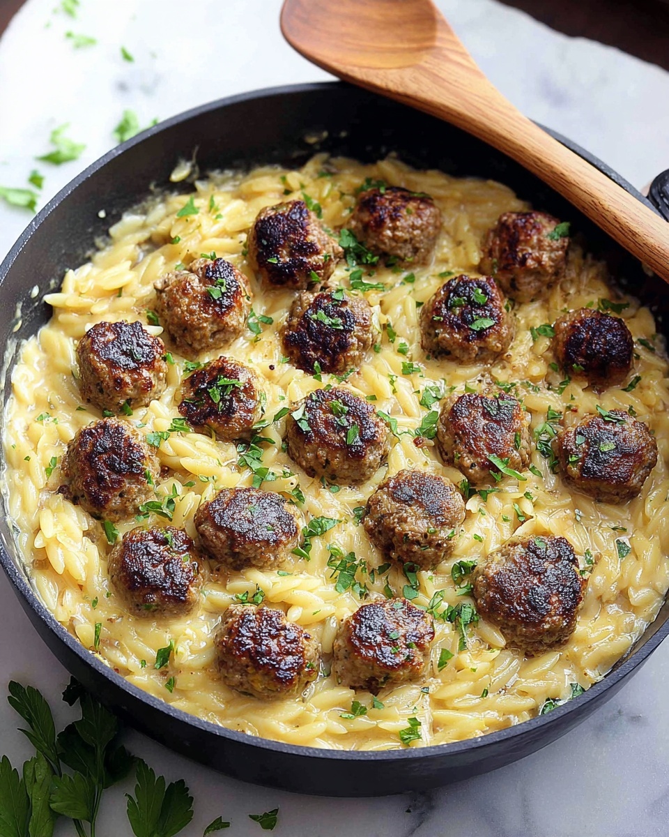 One Pan Chicken Meatballs in Marinara with Mozzarella Recipe - Recipe Image