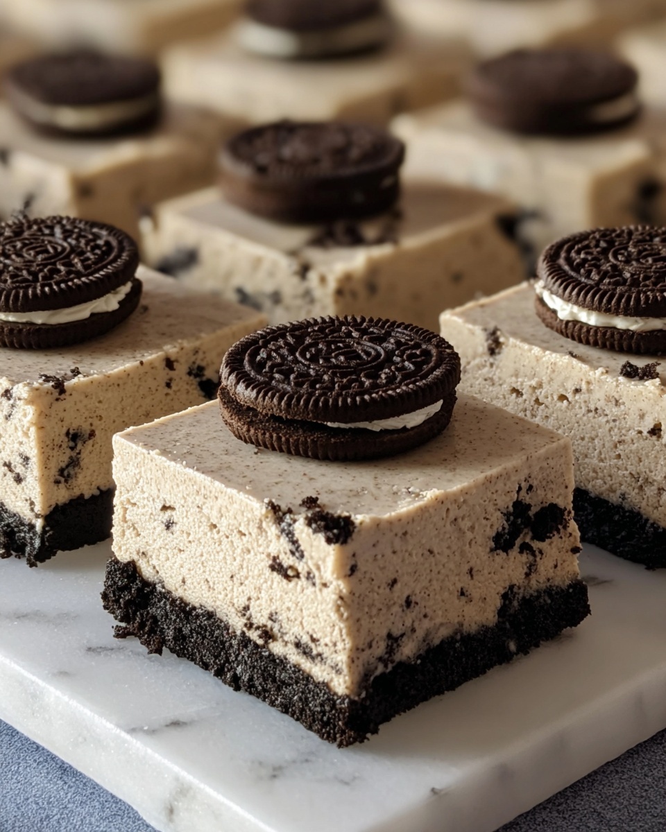 Oreo Cheesecake Slice Recipe - Recipe Image