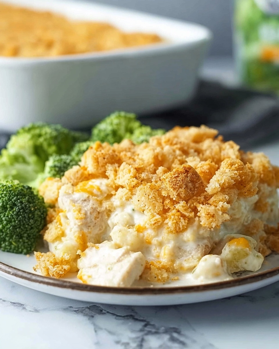 Creamy Swiss Chicken Casserole Recipe - Recipe Image