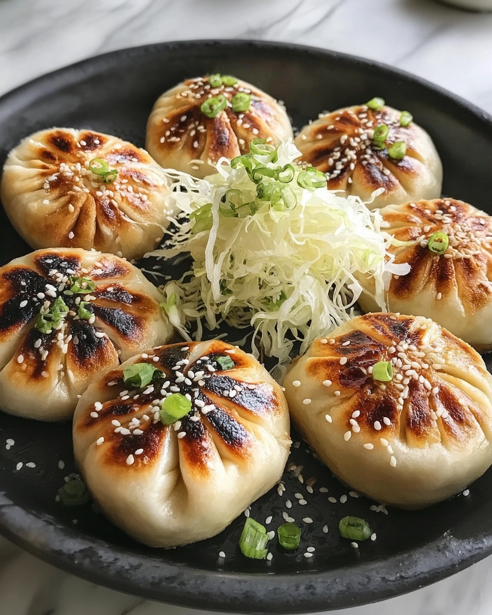 Vegan Pan-Fried Buns Recipe - Recipe Image