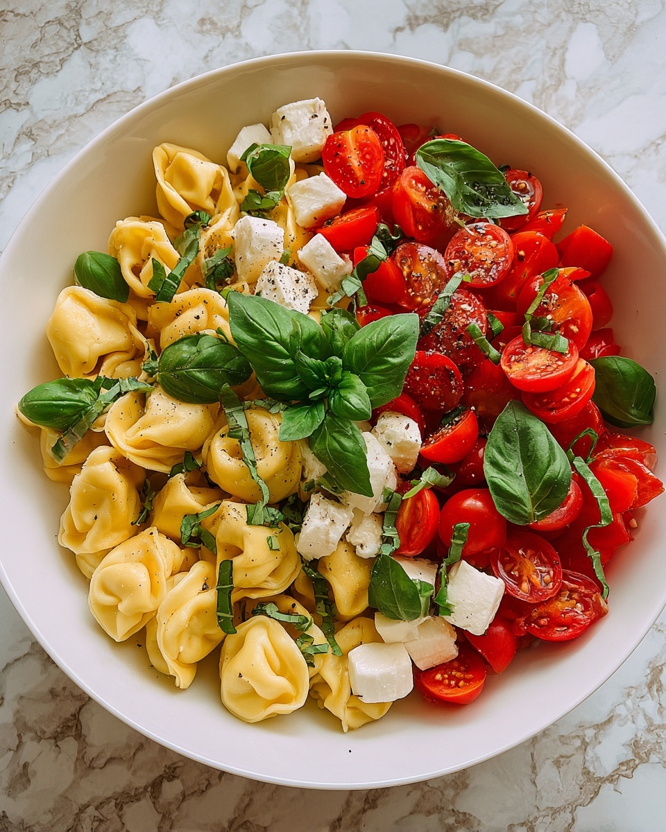 Tortellini Caprese Salad Recipe - Recipe Image