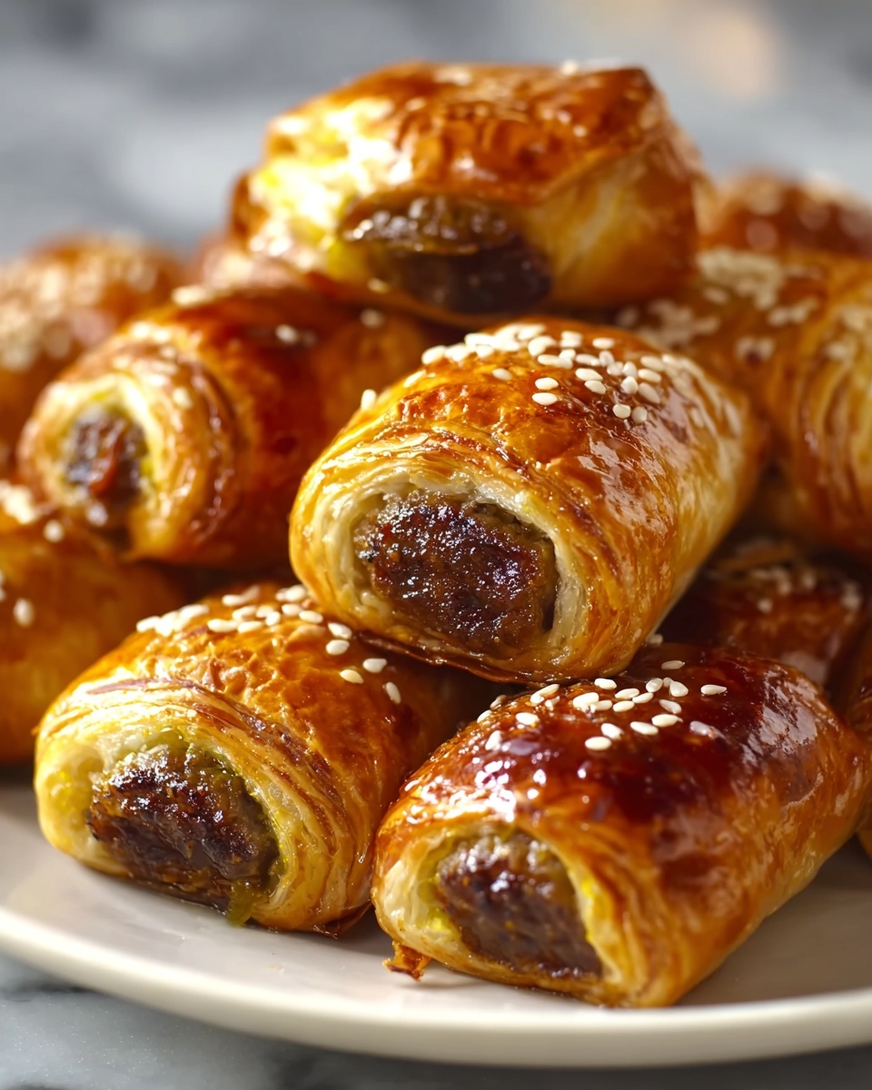 Sausage Rolls with Pepper Jelly Recipe - Recipe Image