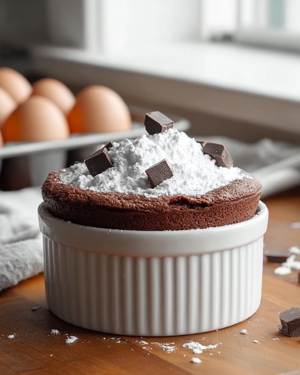 Decadent Chocolate Soufflé: A Heavenly Dessert Recipe - Recipe Image