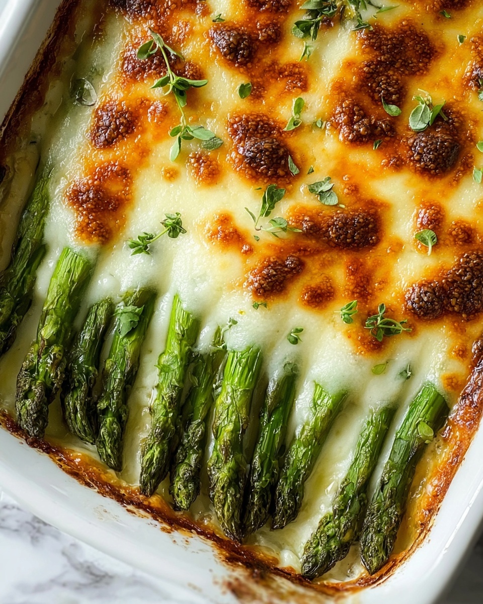 Cheesy Asparagus Casserole: An Incredible Ultimate Side Dish Recipe - Recipe Image