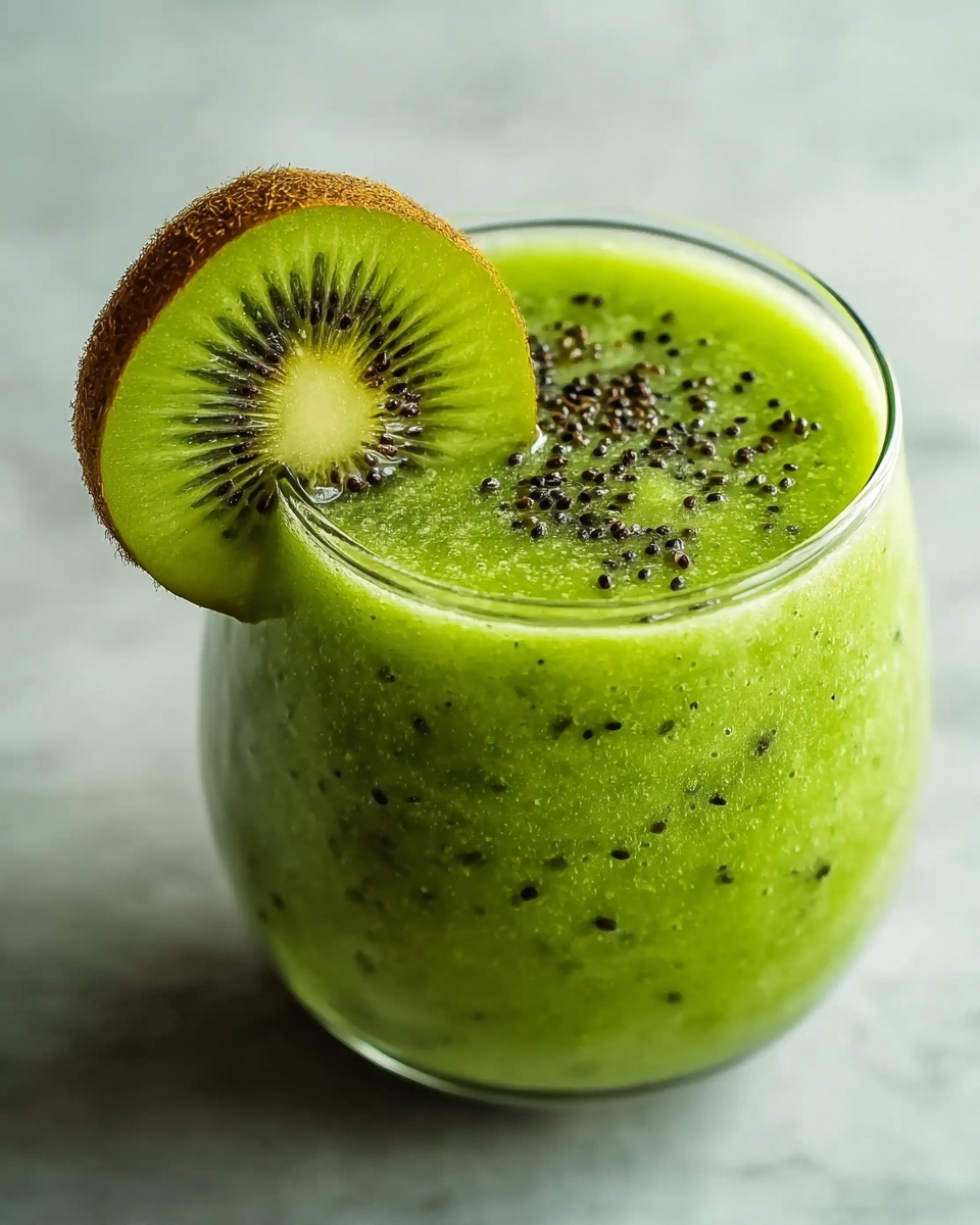 Kiwi Banana Spinach Smoothie Recipe - Recipe Image