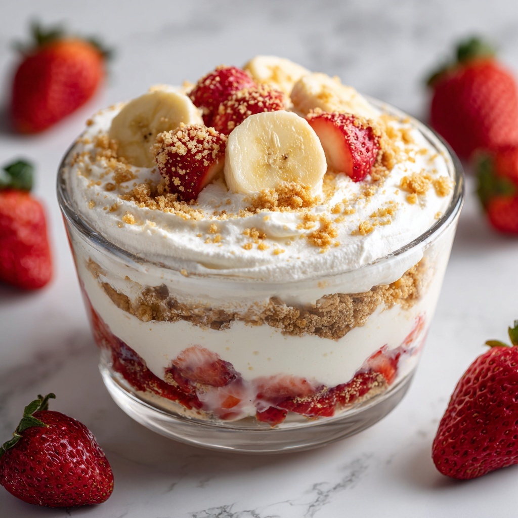 Best Strawberry Banana Cheesecake Salad Recipe - Recipe Image