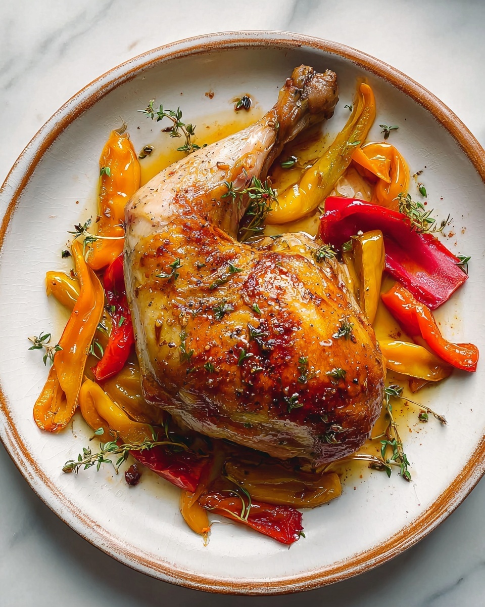 Roasted Chicken with Fennel and Peppers: An Incredible Ultimate Recipe - Recipe Image