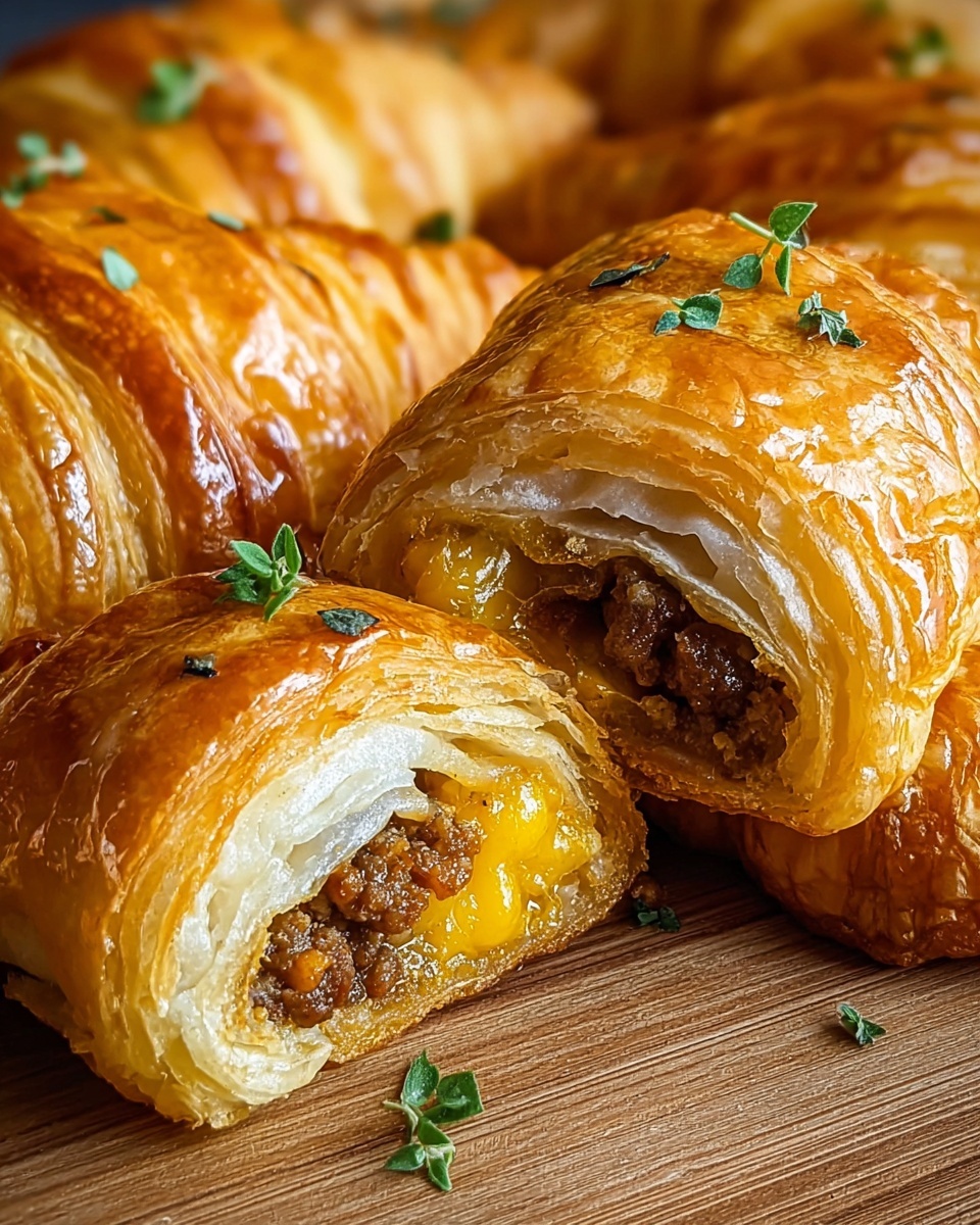 Breakfast Sausage Crescent Rolls Recipe - Recipe Image
