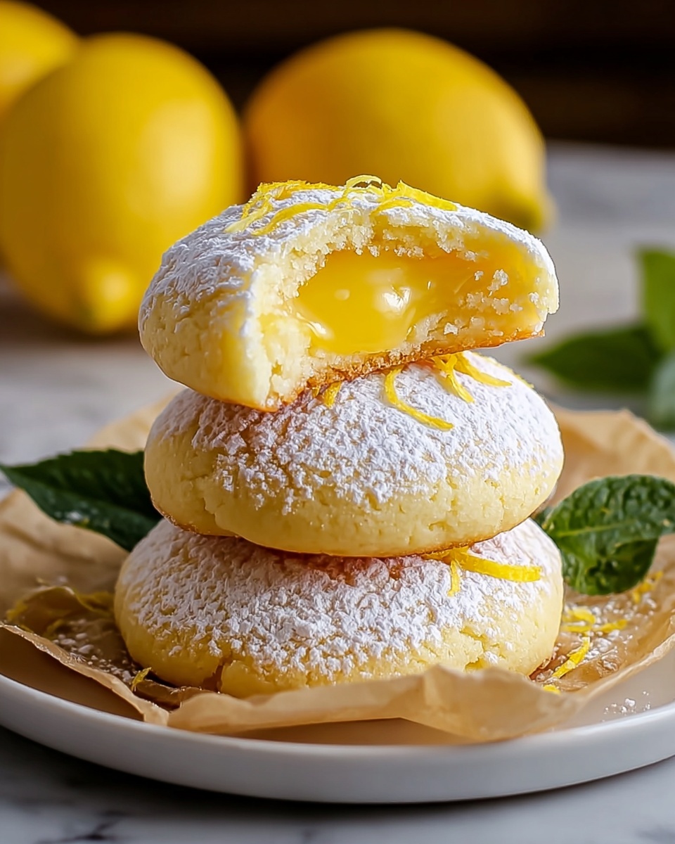 Lemon Stuffed Cookies Recipe - Recipe Image