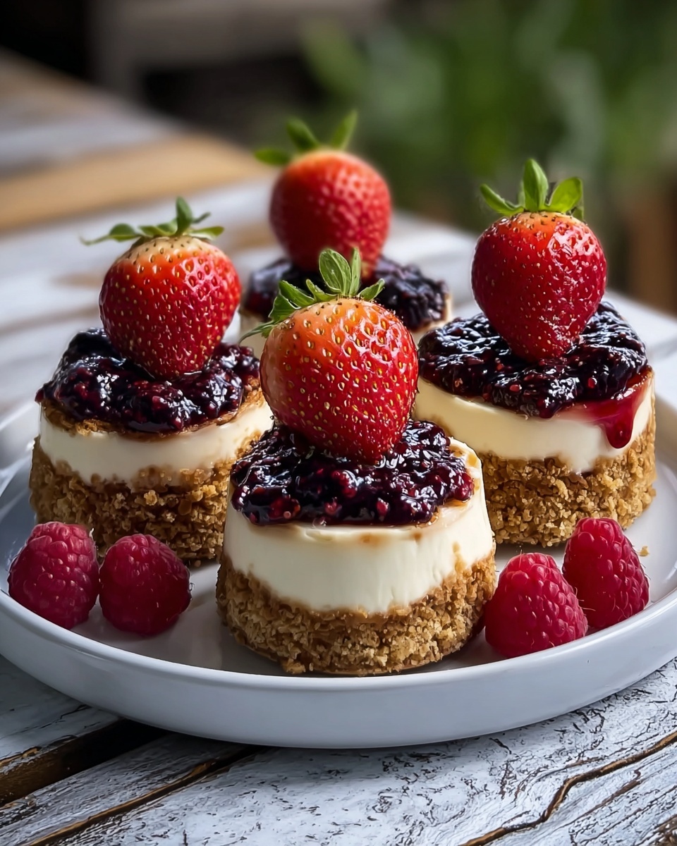Cookie Butter Cheesecake Stuffed Strawberries Recipe - Recipe Image