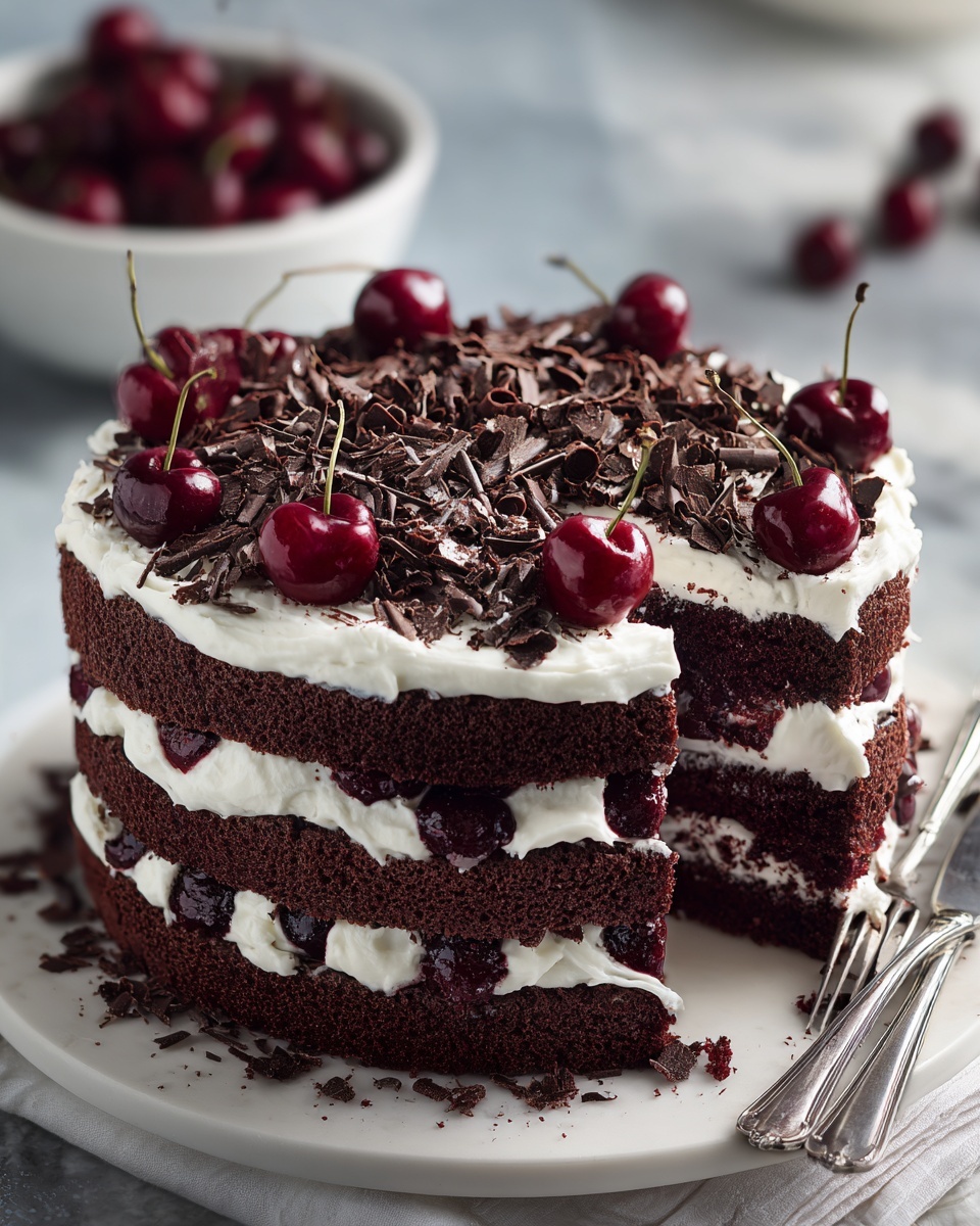 Chocolate & Cherry Delight Recipe - Recipe Image