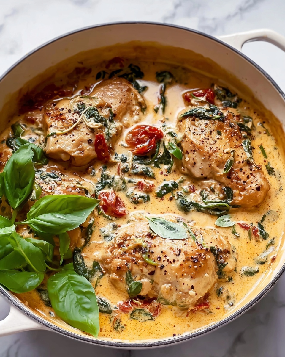 Crockpot Tuscan Chicken Recipe - Recipe Image