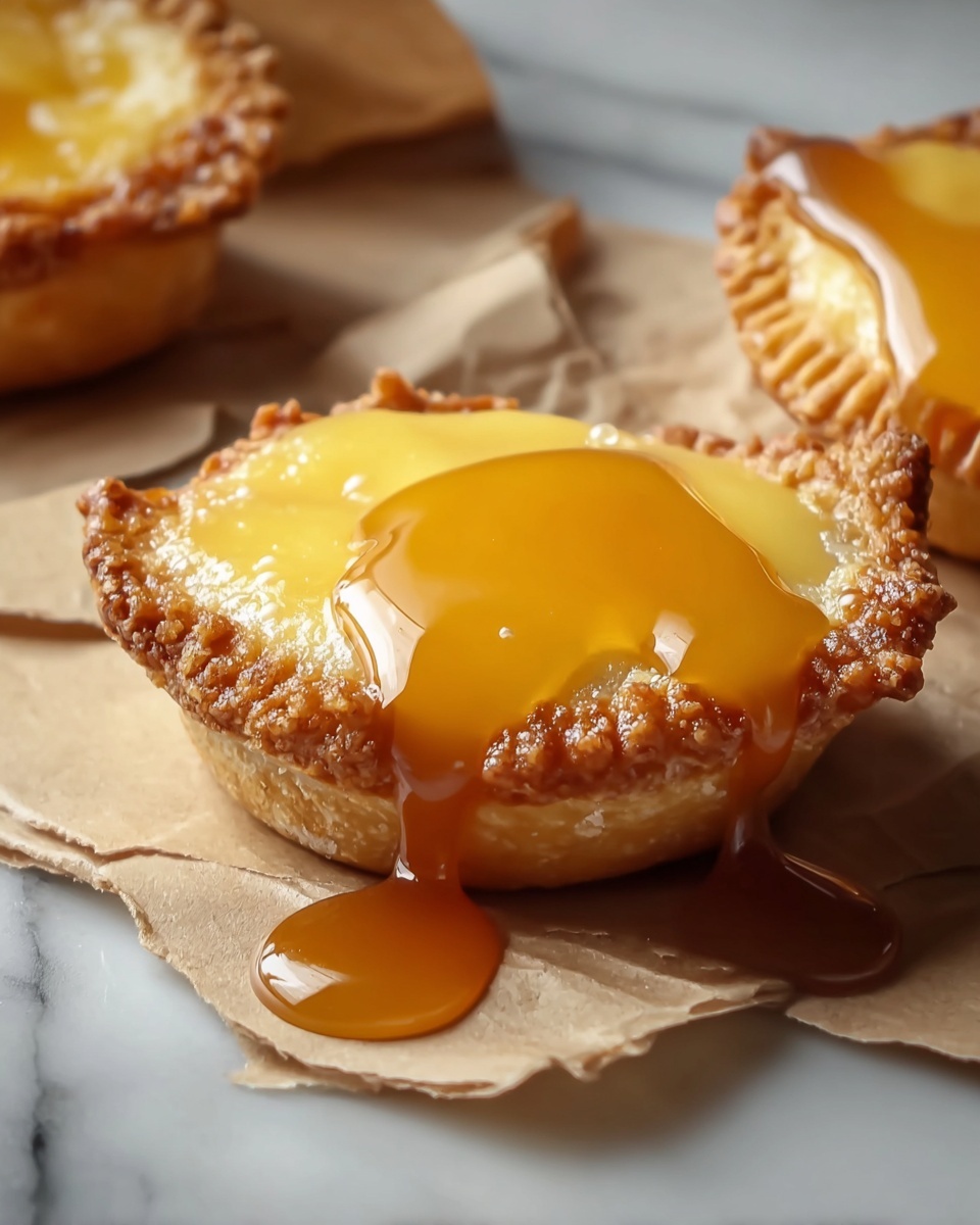 Fried Peach Pies with Lemon Glaze Recipe - Recipe Image