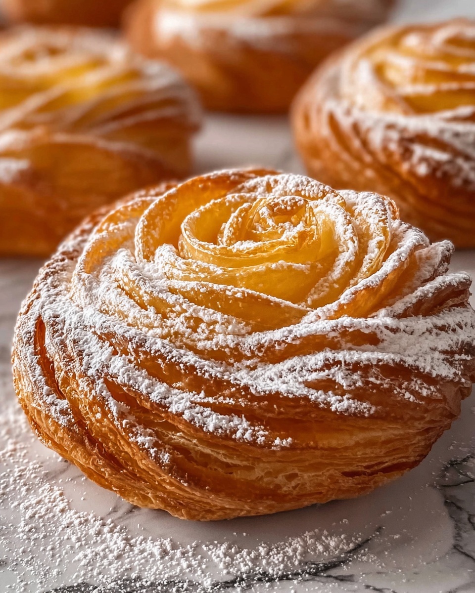 Peach Pie Cruffins Recipe - Recipe Image