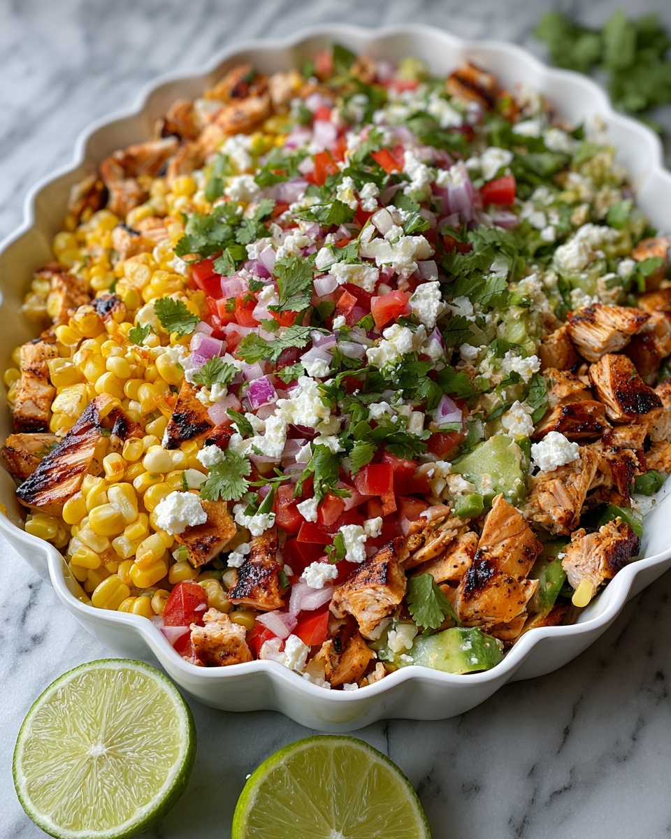 Healthy Street Corn-Inspired Chicken Salad Recipe - Recipe Image