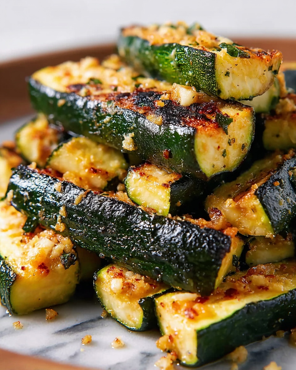 Roasted Zucchini with Garlic and Parmesan Recipe - Recipe Image