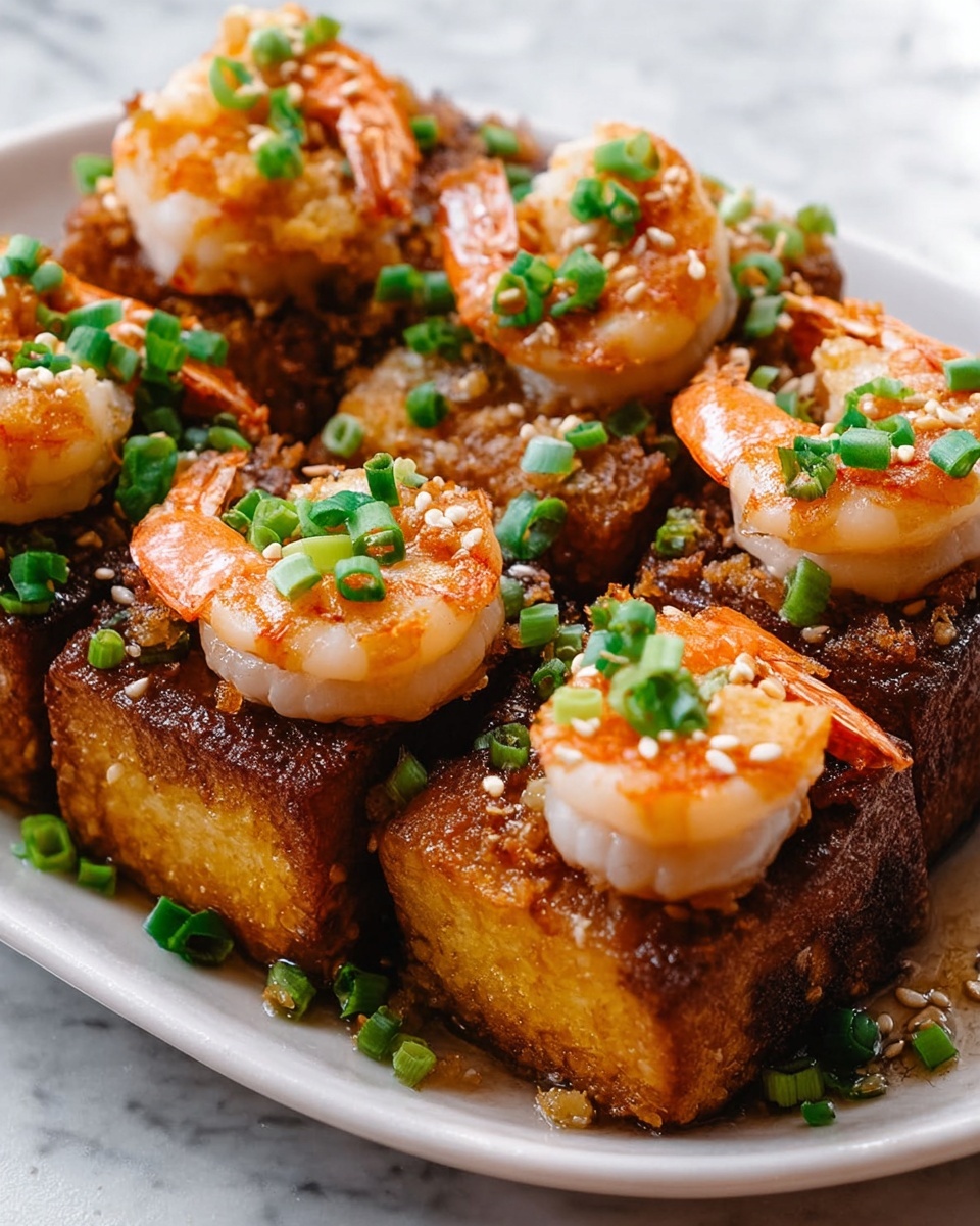 Korean Chinese Shrimp Toast Recipe - Recipe Image