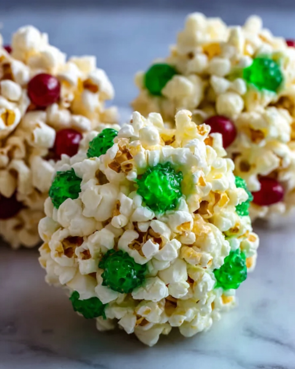 Christmas Popcorn Balls Recipe - Recipe Image