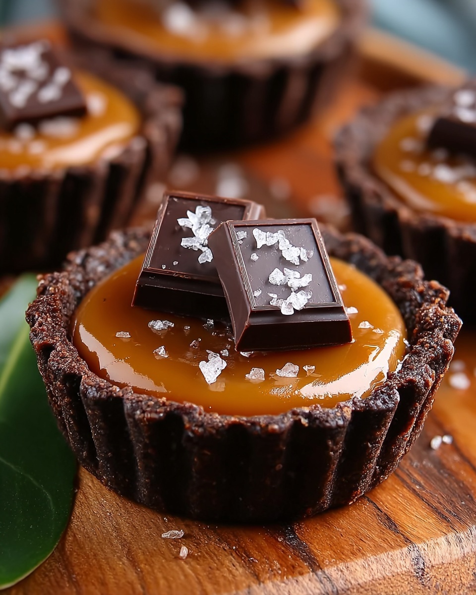 Chocolate Salted Caramel Tarts Recipe - Recipe Image