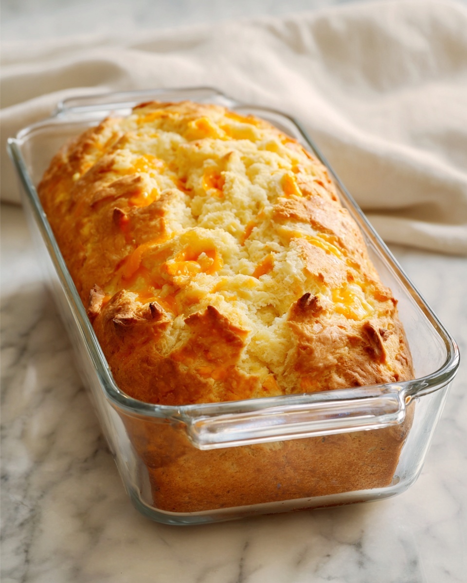 Easy Cheddar Cheese Bread Recipe - Recipe Image
