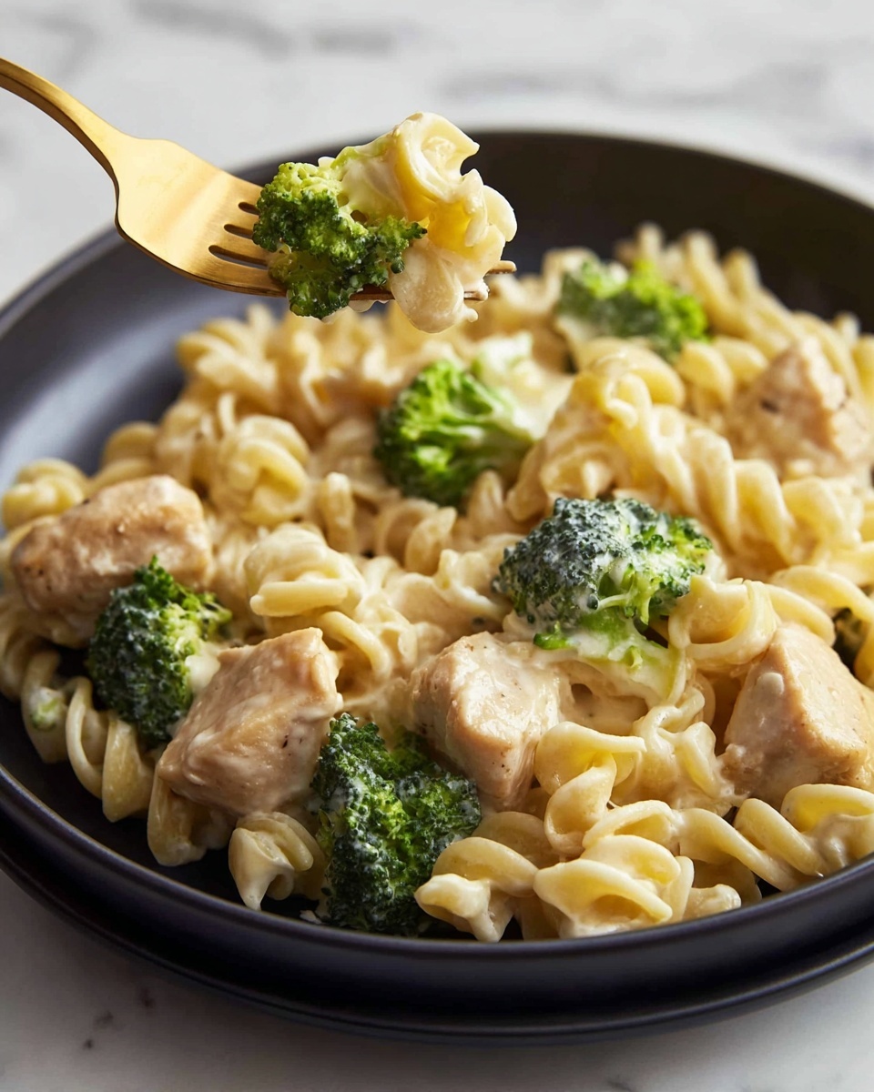 Broccoli Cheddar Noodle Skillet Recipe - Recipe Image