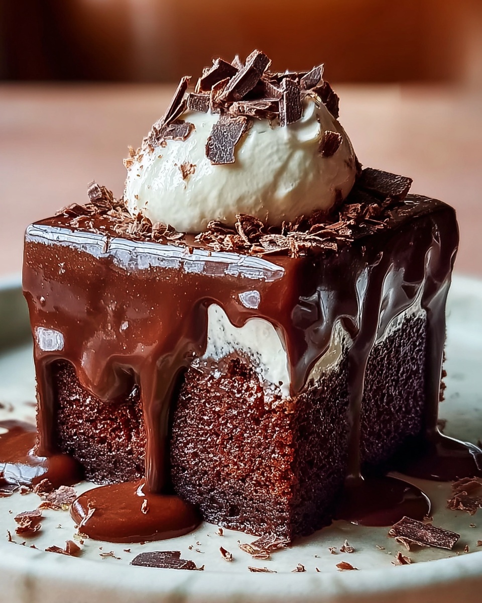 Hot Fudge Chocolate Pudding Cake Recipe - Recipe Image