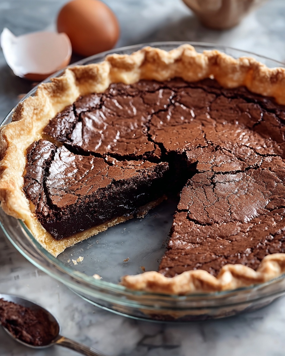 Dark Chocolate Chess Pie Recipe - Recipe Image