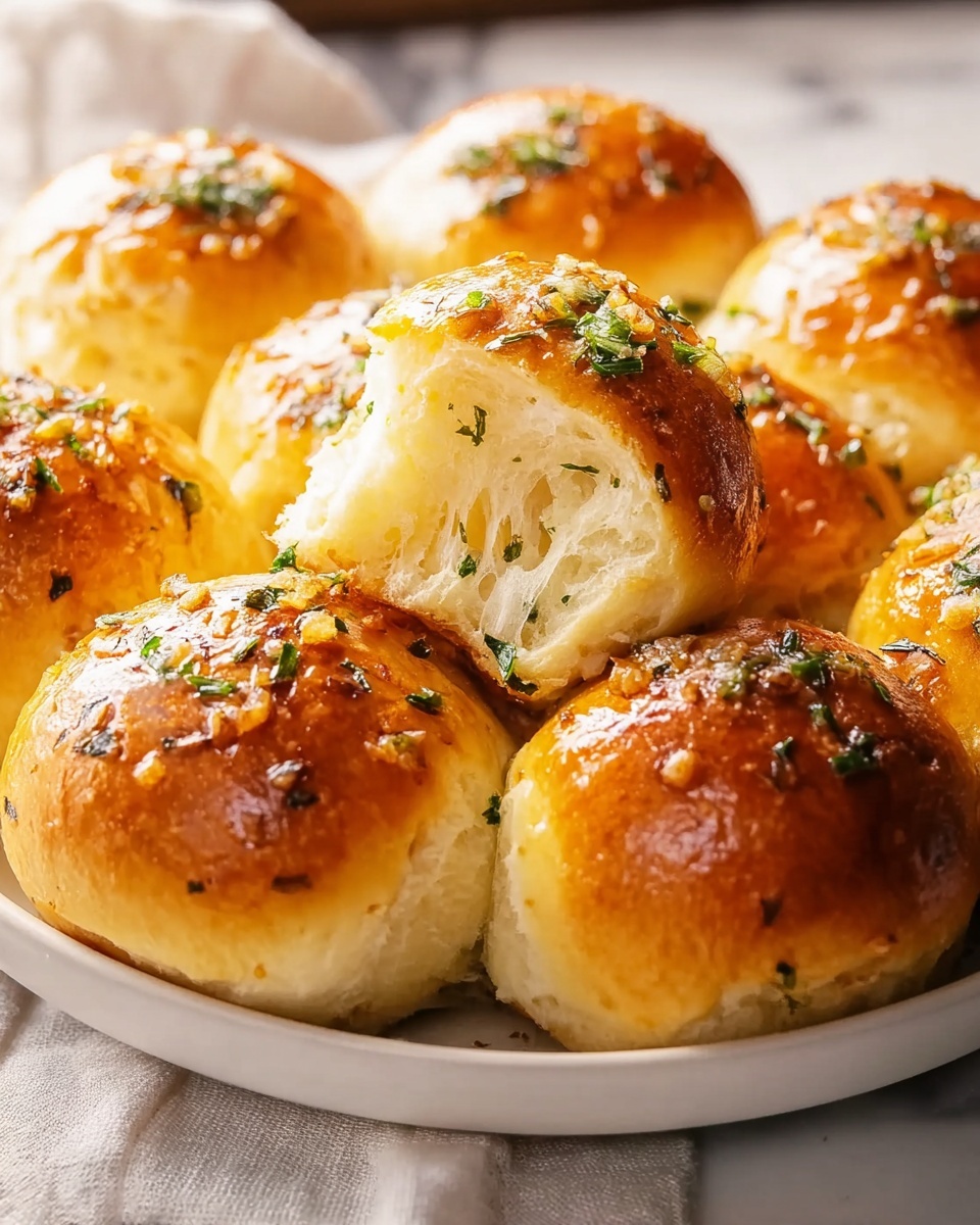 Garlic Bread Rolls Recipe - Recipe Image