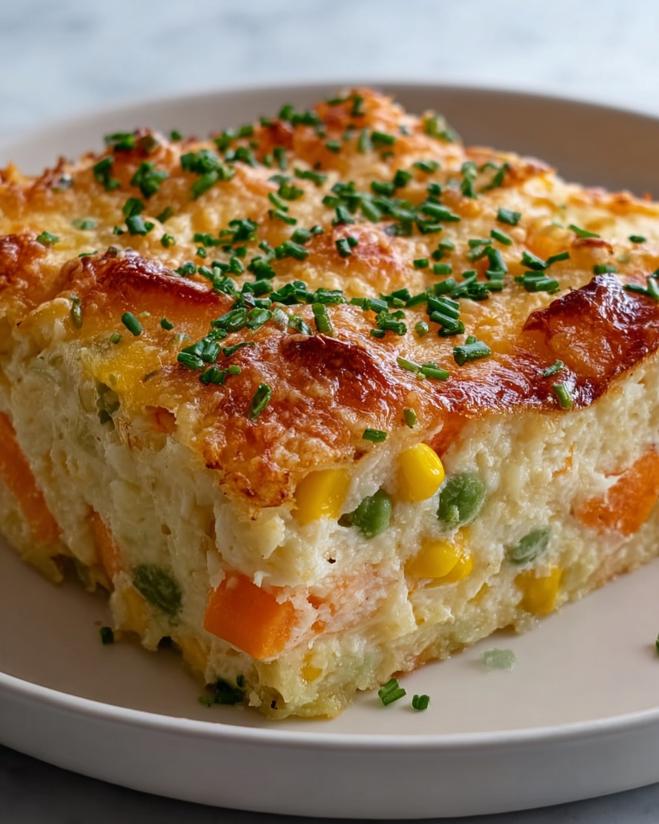 Easy Cheesy Salmon Casserole Recipe - Recipe Image